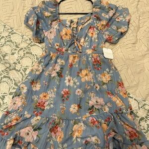 Floral Blue Altar’d State Dress